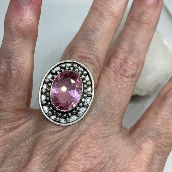 🆕 HANDCRAFTED KUNZITE RING - Picture 8 of 9